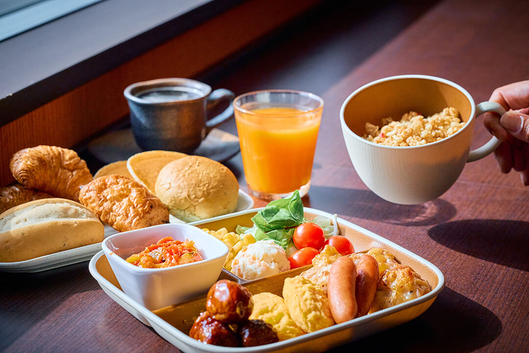 ★新メニューでお出迎え！
おしゃれな洋食メインの新朝食付き！
超☆駅チカホテルのトクトク早割28日前プラン♪